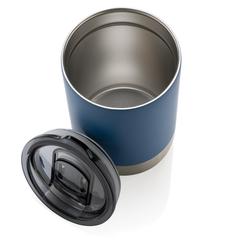 Vue Mug en acier inoxydable recyclé RCS de couleur bleu| Krokrodeal