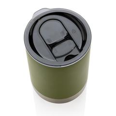 Vue Mug en acier inoxydable recyclé RCS de couleur vert| Krokrodeal
