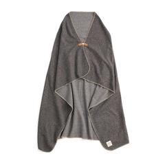 Vue VINGA Plaid en recyclée Bilton de couleur gris| Krokrodeal