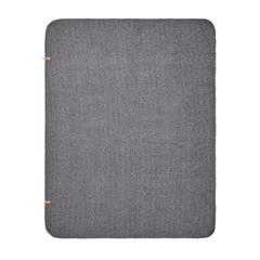 Vue VINGA Plaid en recyclée Bilton de couleur gris| Krokrodeal