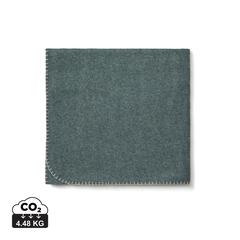 Vue VINGA Plaid en recyclée Bilton de couleur vert| Krokrodeal