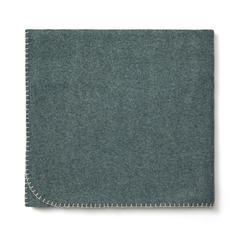 Vue VINGA Plaid en recyclée Bilton de couleur vert| Krokrodeal