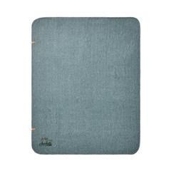 Vue VINGA Plaid en recyclée Bilton de couleur vert| Krokrodeal