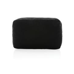 Vue Trousse de toilette en toile recyclée non teintée Aware™ de couleur noir| Krokrodeal
