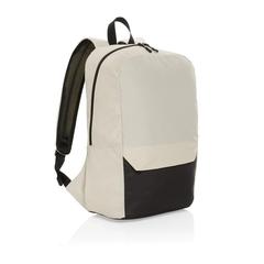 Vue Sac à dos ordinateur 15.6'' en rPET AWARE™ Kazu de couleur blanc| Krokrodeal