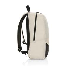 Vue Sac à dos ordinateur 15.6'' en rPET AWARE™ Kazu de couleur blanc| Krokrodeal