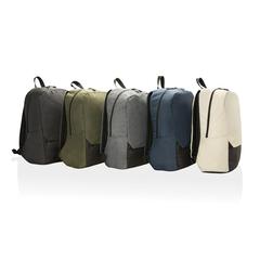 Vue Sac à dos ordinateur 15.6'' en rPET AWARE™ Kazu de couleur blanc| Krokrodeal