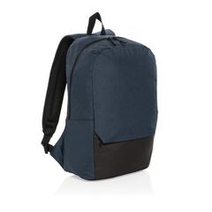 Vue Sac à dos ordinateur 15.6'' en rPET AWARE™ Kazu de couleur bleu| Krokrodeal