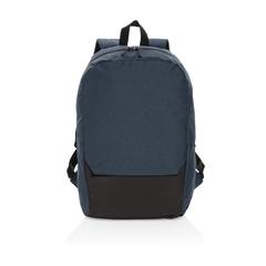 Vue Sac à dos ordinateur 15.6'' en rPET AWARE™ Kazu de couleur bleu| Krokrodeal