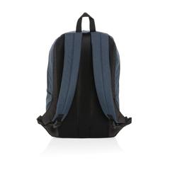 Vue Sac à dos ordinateur 15.6'' en rPET AWARE™ Kazu de couleur bleu| Krokrodeal