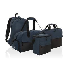 Vue Sac à dos ordinateur 15.6'' en rPET AWARE™ Kazu de couleur bleu| Krokrodeal