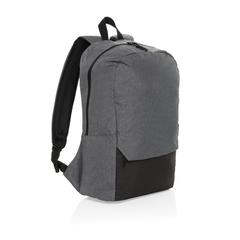 Vue Sac à dos ordinateur 15.6'' en rPET AWARE™ Kazu de couleur gris| Krokrodeal