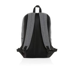 Vue Sac à dos ordinateur 15.6'' en rPET AWARE™ Kazu de couleur gris| Krokrodeal