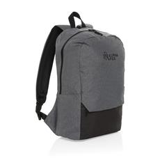 Vue Sac à dos ordinateur 15.6'' en rPET AWARE™ Kazu de couleur gris| Krokrodeal