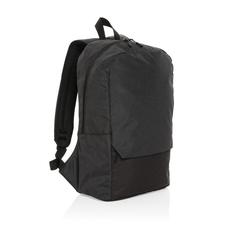 Vue Sac à dos ordinateur 15.6'' en rPET AWARE™ Kazu de couleur noir| Krokrodeal