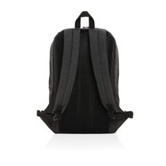 Vue Sac à dos ordinateur 15.6'' en rPET AWARE™ Kazu de couleur noir| Krokrodeal