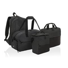 Vue Sac à dos ordinateur 15.6'' en rPET AWARE™ Kazu de couleur noir| Krokrodeal