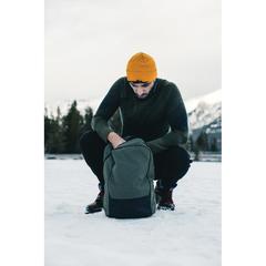 Vue Sac à dos ordinateur 15.6'' en rPET AWARE™ Kazu de couleur vert| Krokrodeal