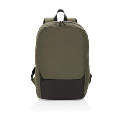 Vue Sac à dos ordinateur 15.6'' en rPET AWARE™ Kazu de couleur vert| Krokrodeal