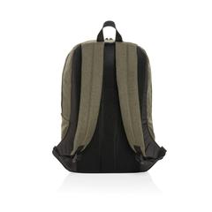 Vue Sac à dos ordinateur 15.6'' en rPET AWARE™ Kazu de couleur vert| Krokrodeal