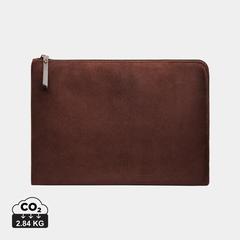 Vue VINGA pochette pour ordinateur Hunton de couleur marron| Krokrodeal