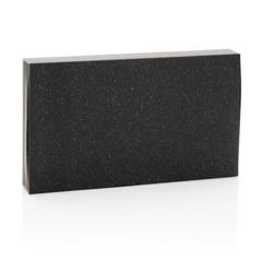 Vue Parure de stylos en cuir recyclé de couleur gris| Krokrodeal