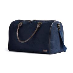 Vue VINGA Sac weekend Hunton de couleur bleu| Krokrodeal