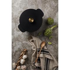 Vue Cocotte 26cm en fonte Ukiyo de couleur noir| Krokrodeal