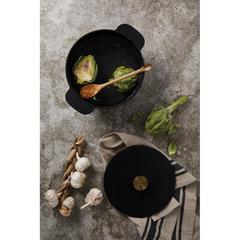 Vue Cocotte 26cm en fonte Ukiyo de couleur noir| Krokrodeal