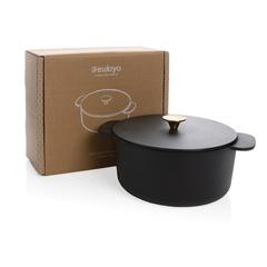 Vue Cocotte 26cm en fonte Ukiyo de couleur noir| Krokrodeal