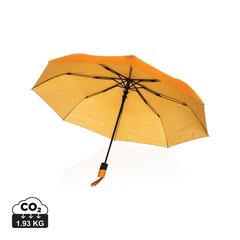 Vue Mini parapluie 21" à ouverture automatique Impact AWARE™ de couleur orange| Krokrodeal