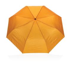 Vue Mini parapluie 21" à ouverture automatique Impact AWARE™ de couleur orange| Krokrodeal