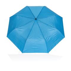 Vue Mini parapluie 21" à ouverture automatique Impact AWARE™ de couleur bleu| Krokrodeal