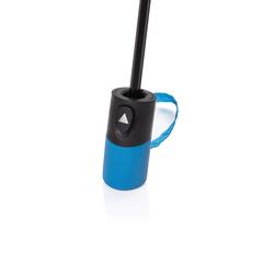 Vue Mini parapluie 21" à ouverture automatique Impact AWARE™ de couleur bleu| Krokrodeal