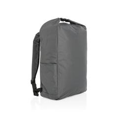 Vue Sac à dos rolltop en rPET Impact AWARE™ de couleur gris| Krokrodeal