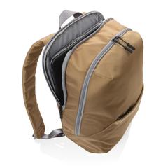 Vue Sac à dos pour ordinateur 15,6" Impact AWARE™ 1200D de couleur marron| Krokrodeal