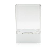 Vue Porte-crayon chargeur USB de couleur blanc| Krokrodeal