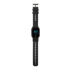 Vue Montre connectée FIT en TPU recyclé RCS de couleur noir| Krokrodeal