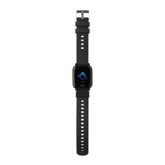 Vue Montre connectée FIT en TPU recyclé RCS de couleur noir| Krokrodeal