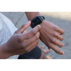 Vue Montre connectée FIT en TPU recyclé RCS de couleur noir| Krokrodeal