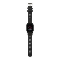 Vue Montre connectée FIT en TPU recyclé RCS de couleur noir| Krokrodeal