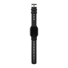 Vue Montre connectée FIT en TPU recyclé RCS de couleur noir| Krokrodeal