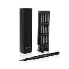 Vue Set de tournevis 56 pcs en aluminium recyclé RCS Gear X de couleur noir| Krokrodeal