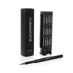 Vue Set de tournevis 56 pcs en aluminium recyclé RCS Gear X de couleur noir| Krokrodeal