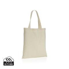 Vue Sac tote bag en coton recyclé 145 gr Impact AWARE™ de couleur blanc| Krokrodeal