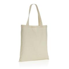 Vue Sac tote bag en coton recyclé 145 gr Impact AWARE™ de couleur blanc| Krokrodeal