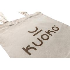 Vue Sac tote bag en coton recyclé 145 gr Impact AWARE™ de couleur blanc| Krokrodeal