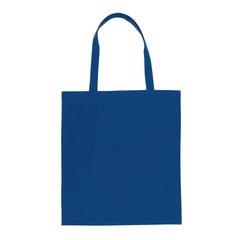 Vue Sac tote bag en coton recyclé 145 gr Impact AWARE™ de couleur bleu| Krokrodeal