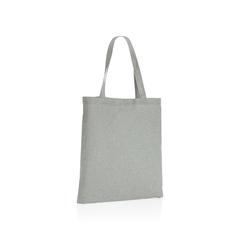 Vue Sac tote bag en coton recyclé 145 gr Impact AWARE™ de couleur gris| Krokrodeal