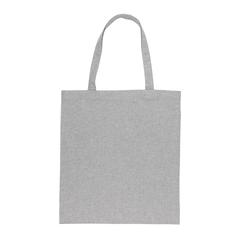 Vue Sac tote bag en coton recyclé 145 gr Impact AWARE™ de couleur gris| Krokrodeal